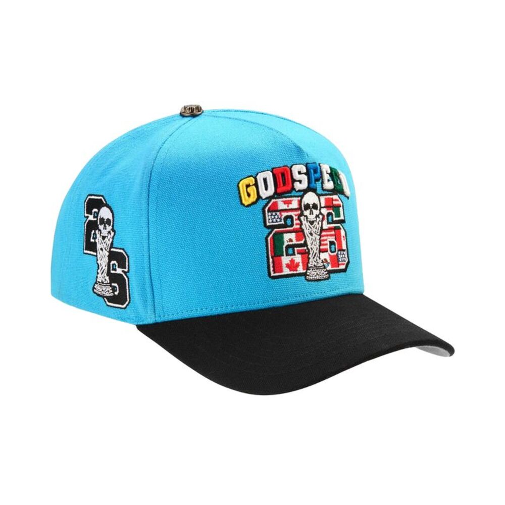 Godspeed Snapback Hat Worl Cup Unisex Blue WORL CUP-SNAPBACK HAT